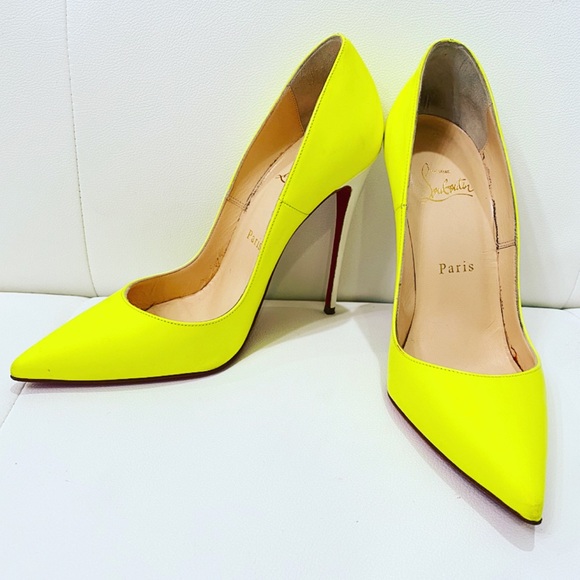 CHRISTIAN LOUBOUTIN So Kate Bi-Color Heels Sz 37.5 - Picture 2 of 6